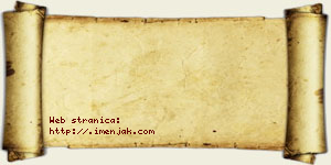 Javorka Joksić vizit kartica